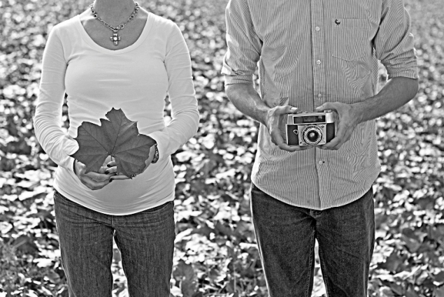 autumn maternity photo shoot