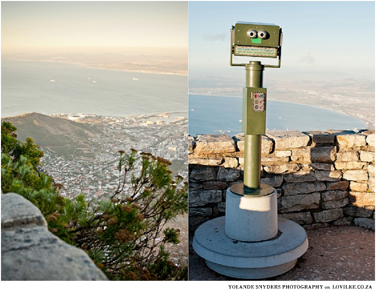 Table Mountain lookout photographed by YSP