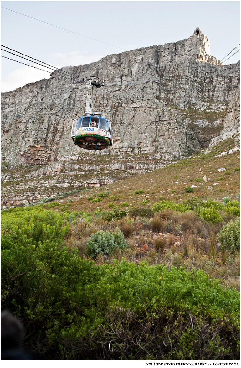 Table Mountain cableway photographed by YSP