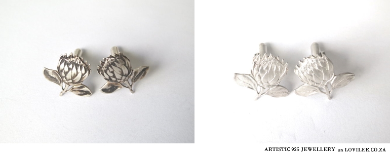 Protea cuff-links