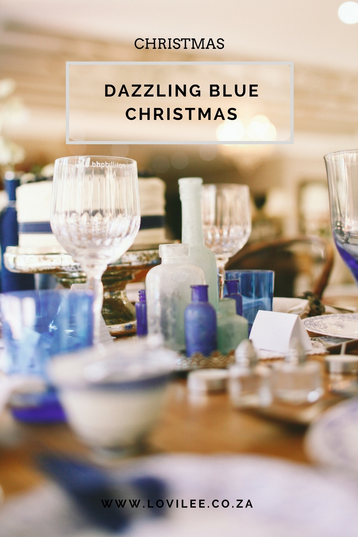 Pantone Dazzling Blue Christmas decoration ideas