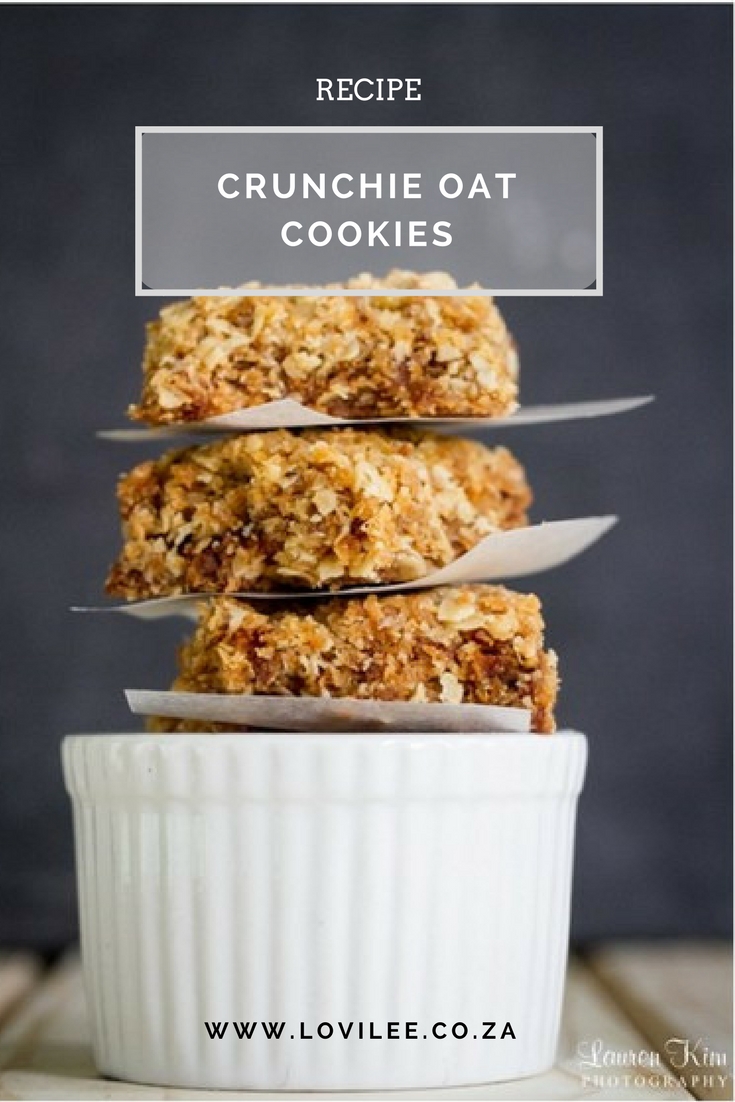 Crunchie oat cookies recipe