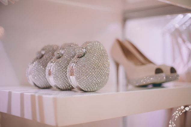 Forever new clutches and shoes photographed by carike Ridout Photography at the Wedding Expo 2014