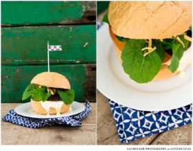 Homemade hamburgers by Lauren Kim Food