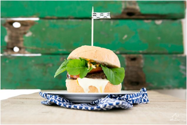 Homemade hamburgers by Lauren Kim Food