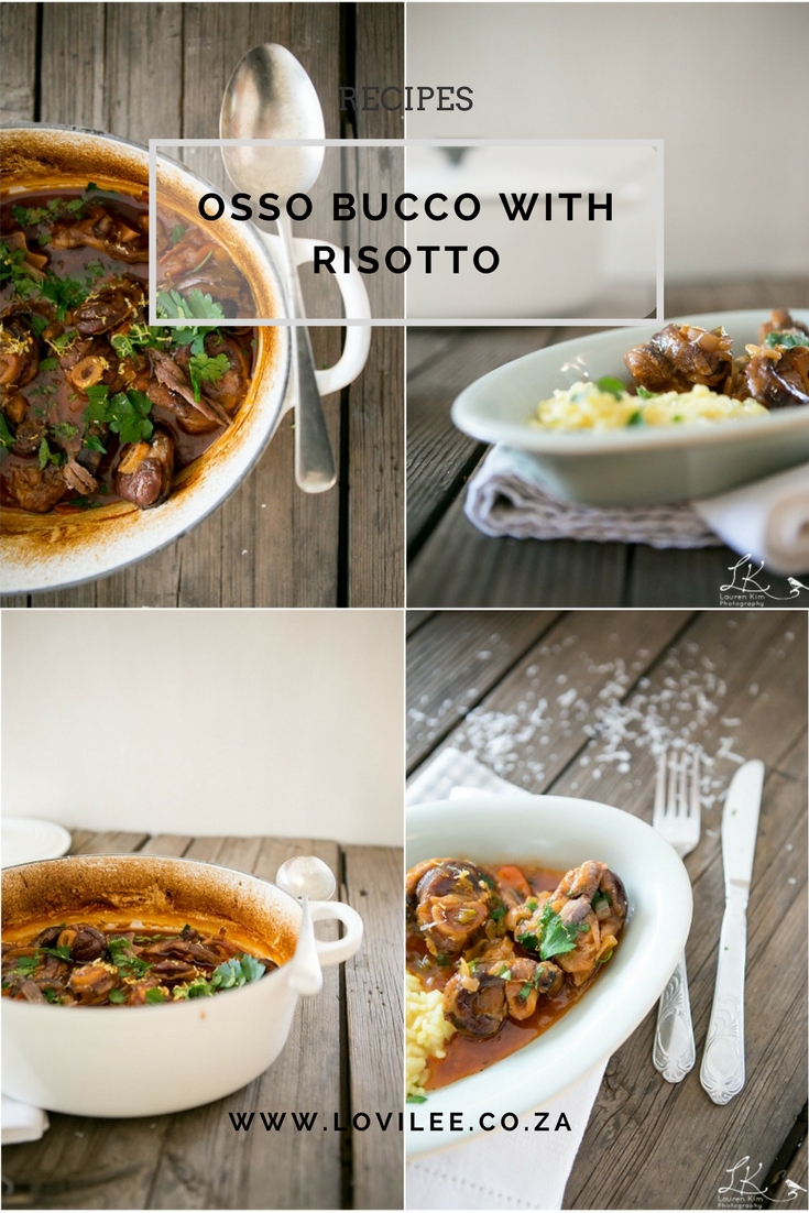 OssoBuco recipe with risotto rice