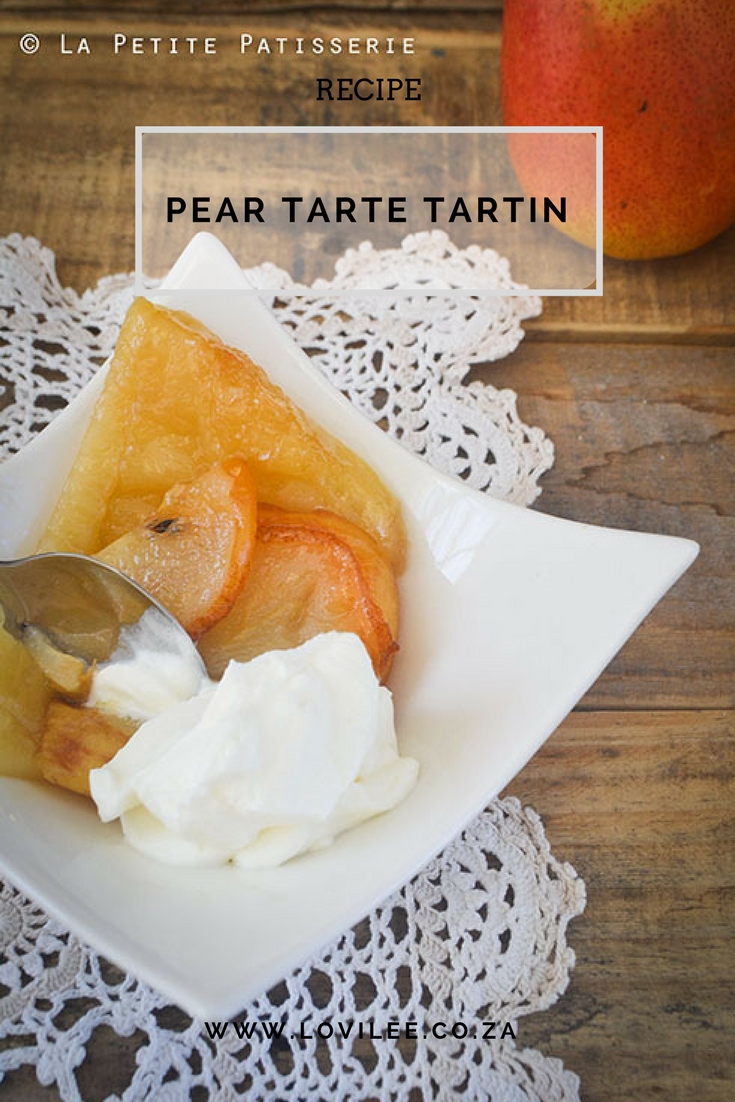 Pear Tarte Tartin recipe