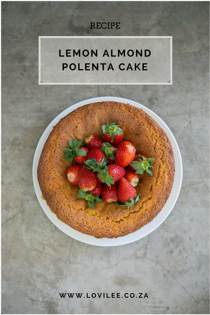 Lemon Almond Polenta - Gluten free Cake Recipe