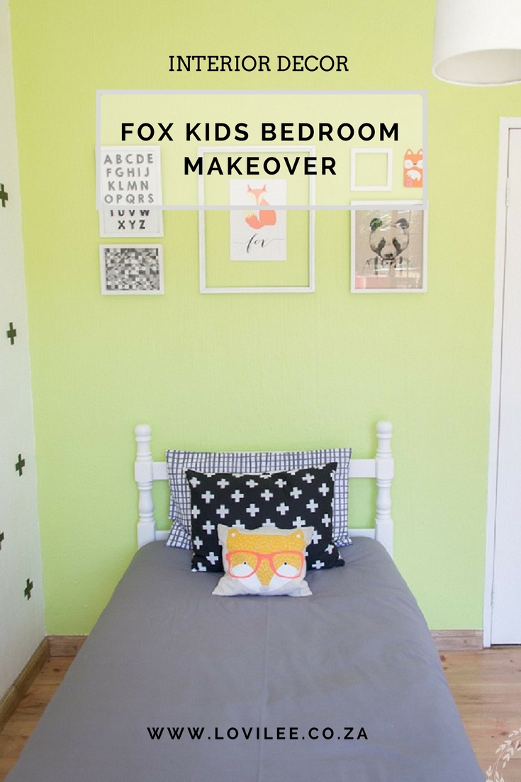 Fox kids bedroom makeover with Evolve paint