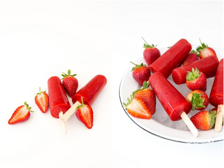 Strawberry Summer Ice Lolly recipe