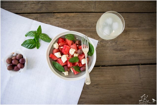 Watermelon salad recipe