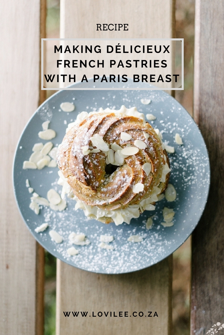 Making délicieux French Pastries with a Paris Breast recipe