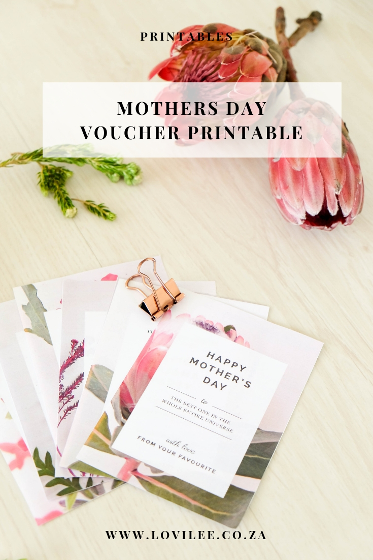 Best mothers day gift - Mothers day voucher printables