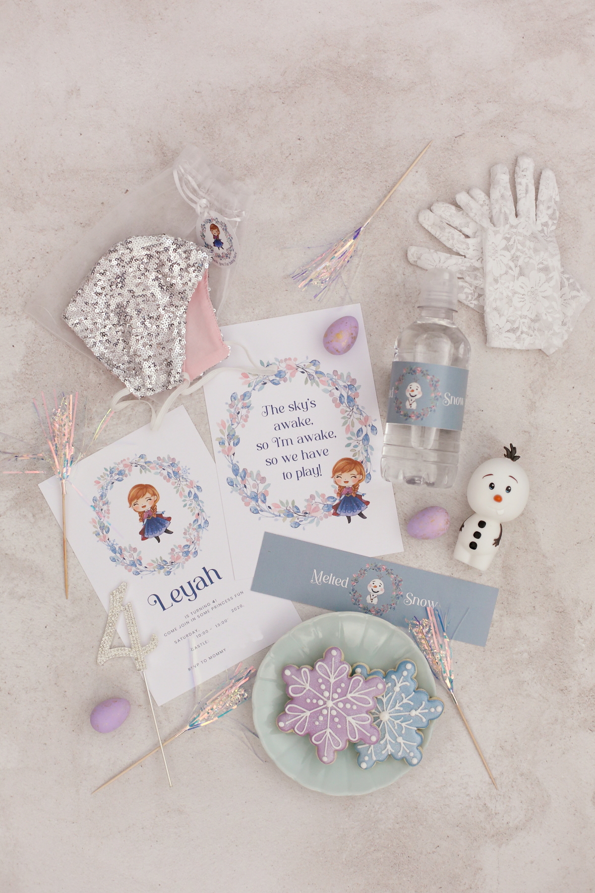 Frozen Birthday Party Stationery