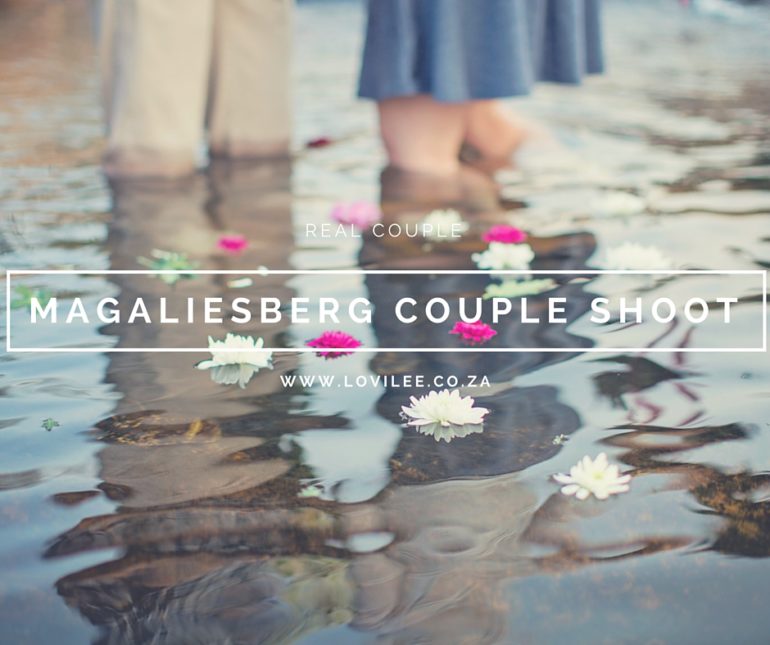 Magaliesberg couple shoot in water