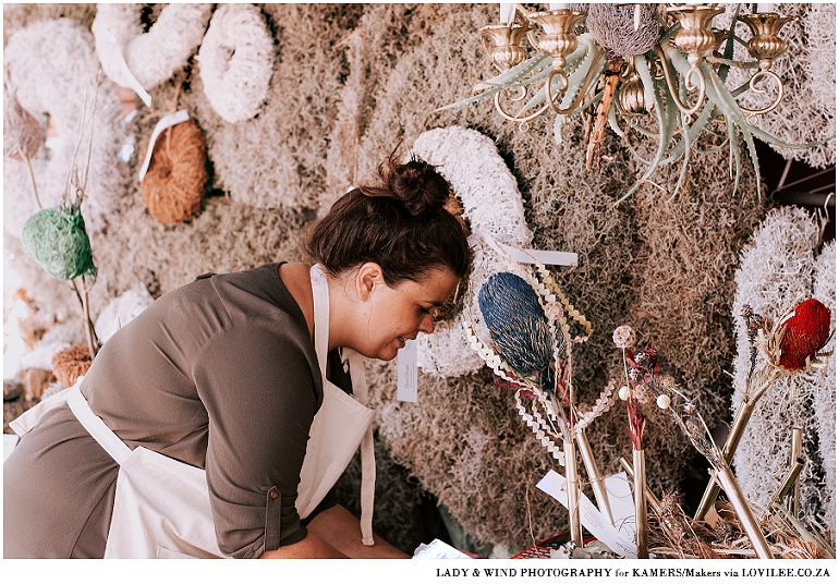 J&M Florals wreaths at KAMERS/Makers Irene 2018