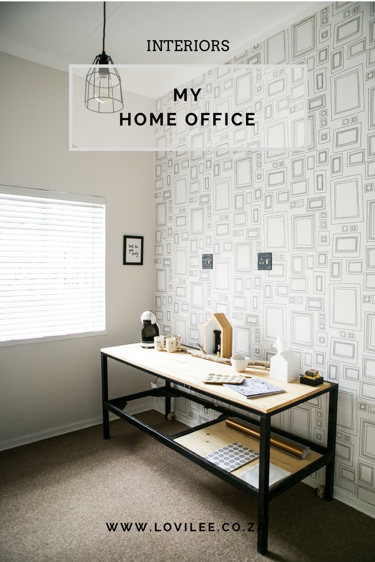 Monochrome home office revamp