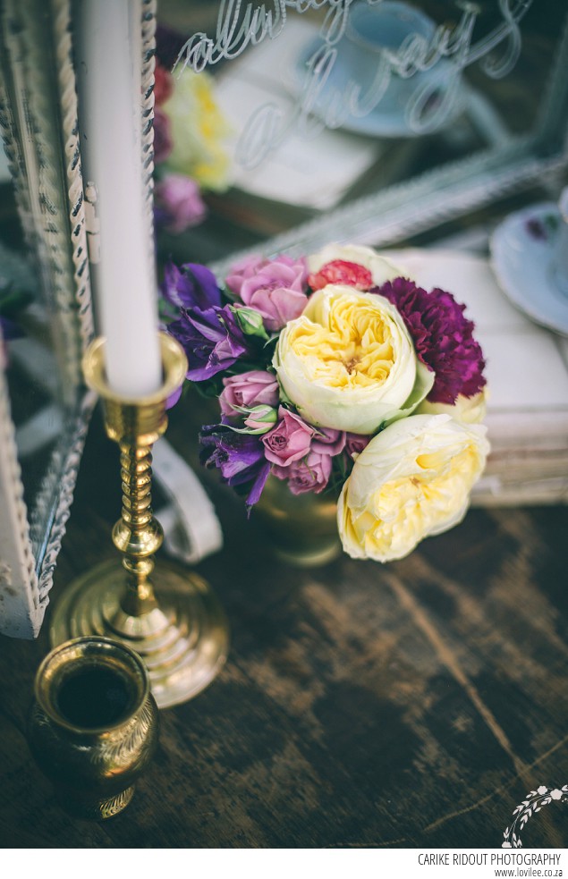 Wedding guest book table