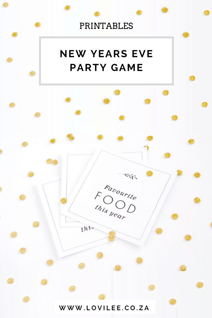 New years eve Party games