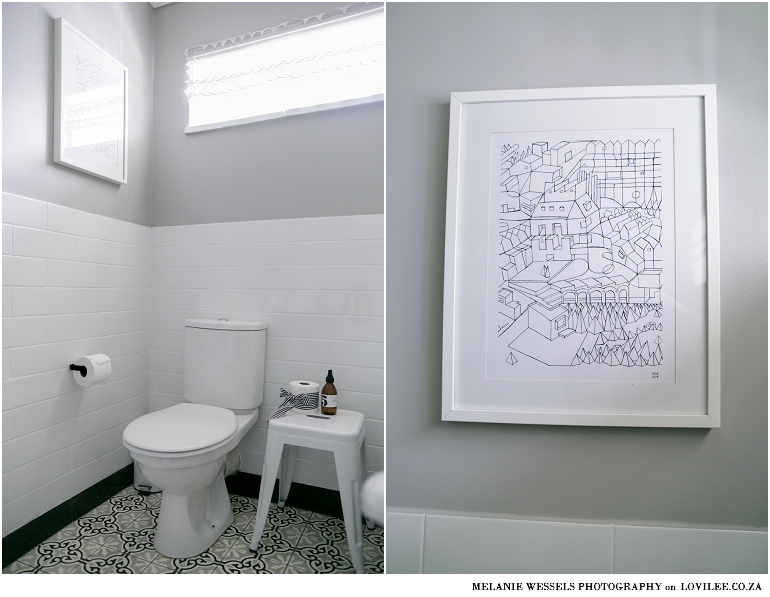 Bathroom revamp with Union Tiles and painting by Kassa Studio