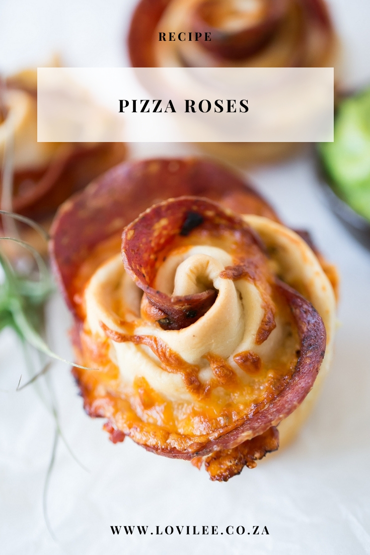 Pizza roses recipe for Valentines day dinner