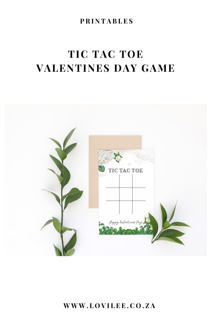 Tic Tac Toe. I love you, free valentines day printable game by Anthos Design Studio