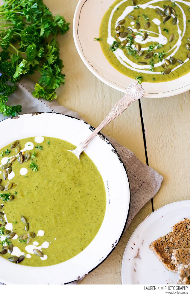 Chilled Cucumber & Kale soup recipe