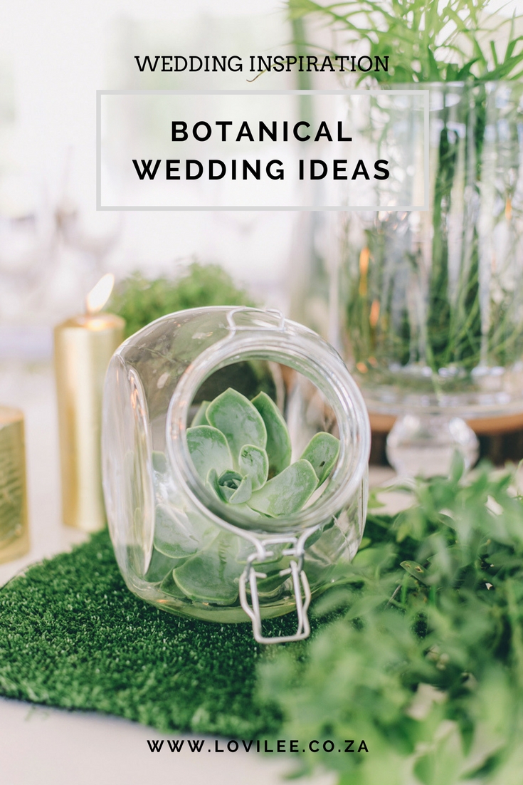 Botanical wedding theme shoot by Carike Ridout Photography