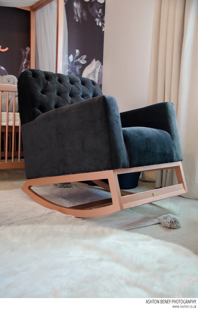 Custom rocking chair from Ninho Interiors