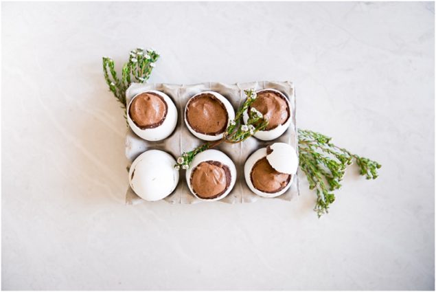 Chocolate Mousse Filled Easter Eggs