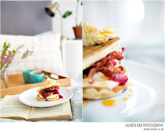 Mothers day breakfast in bed