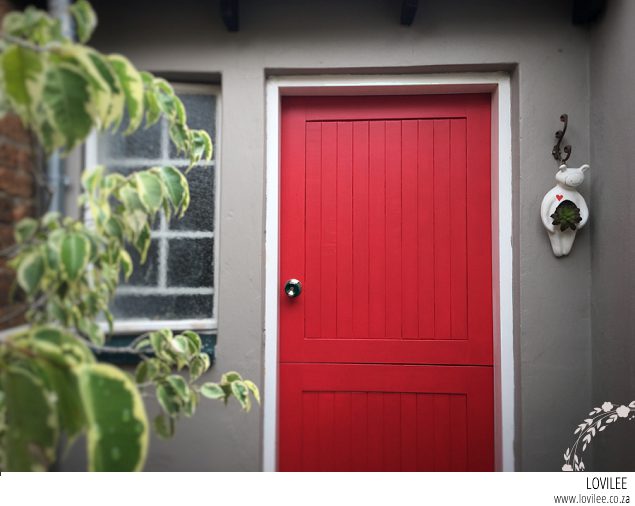 See my red front door make-over