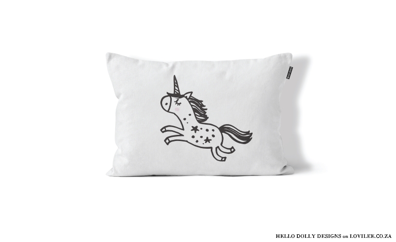 Hello Dolly Designs Unicorn pillow case - magical unicorn give-away