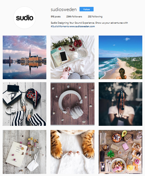 Sudio Sweden Instagram Feed