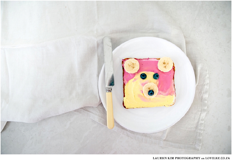 Unicorn Toast recipe by Lauren Kim Food Photography