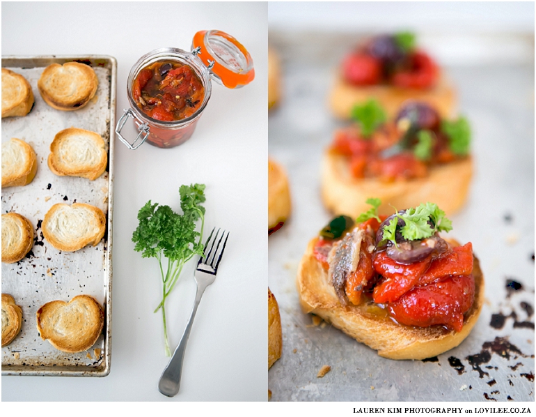 Red Pepper Canape Recipe