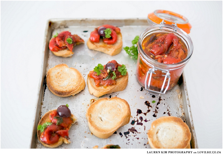 Red Pepper Canape Recipe