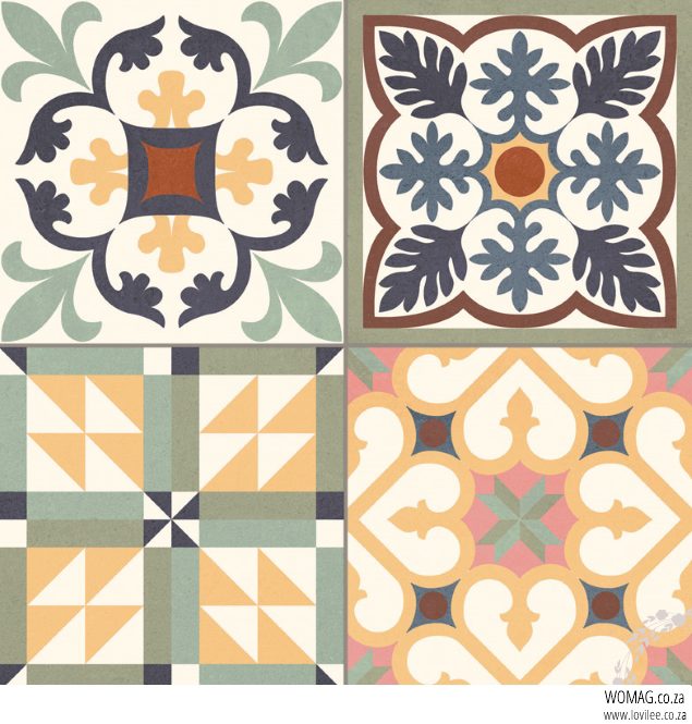 Moroccan Inspired Tiles from WOMAG