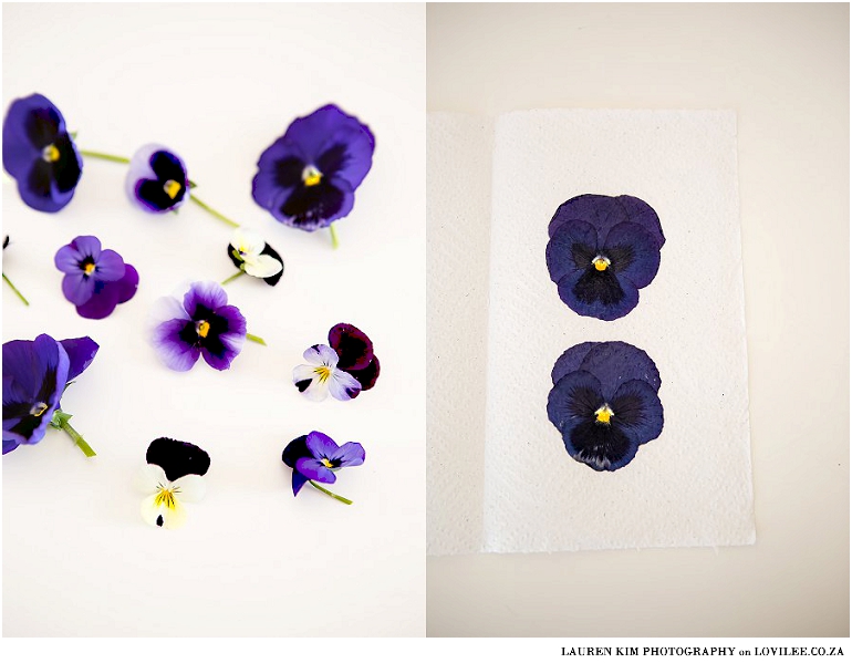 how to press flowers