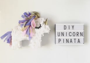 DIY mini unicorn Piñata