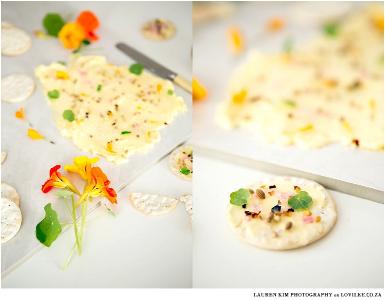 Summer recipes - floral spiced butter by Lauren Kim Food Photography