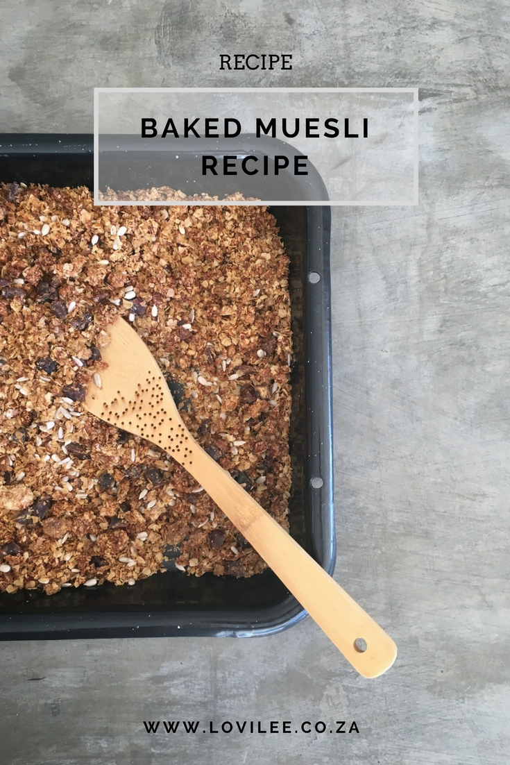 Homemade muesli recipe