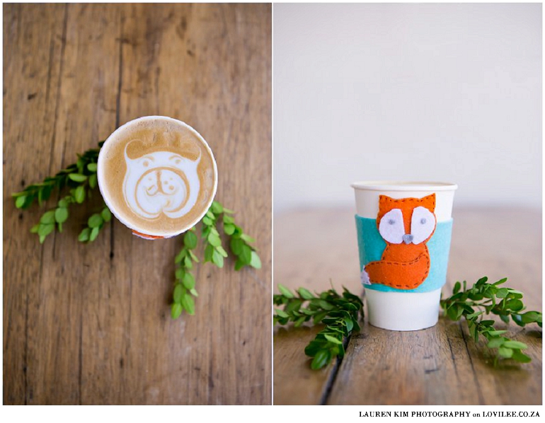 Felt Fox Coffee  Cup Sleeve