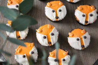Make your own fox cupcakes