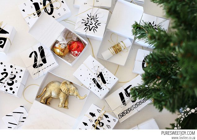 DIY Advent calendar printable by Pure Sweet Joy