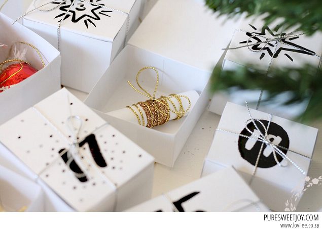 DIY Advent calendar printable by Pure Sweet Joy