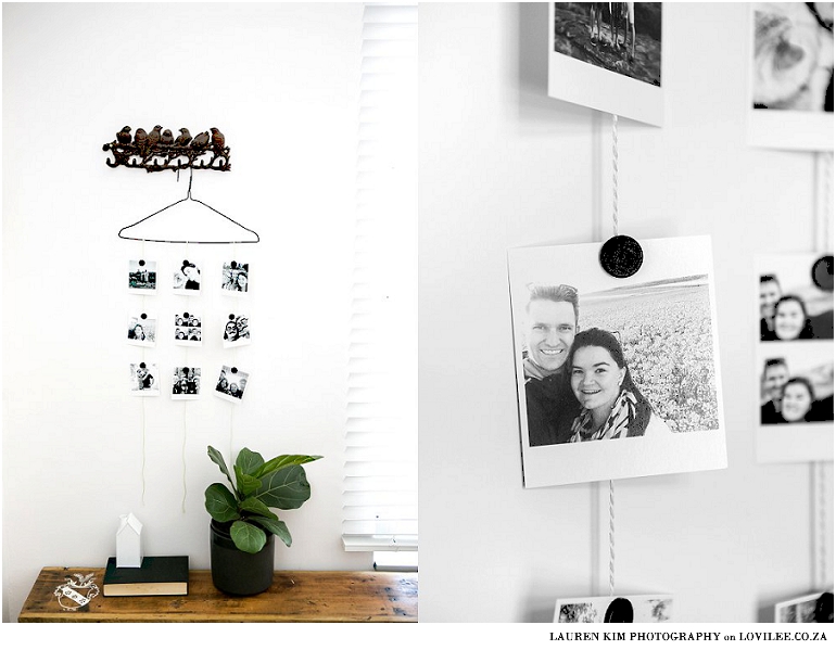 A photo hanger DIY by Lauren Kim Photography