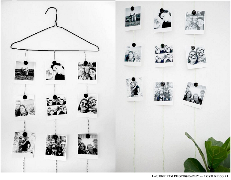 A photo hanger DIY by Lauren Kim Photograhy