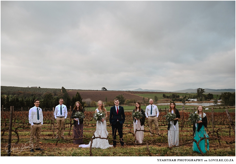 Bridal Party poses