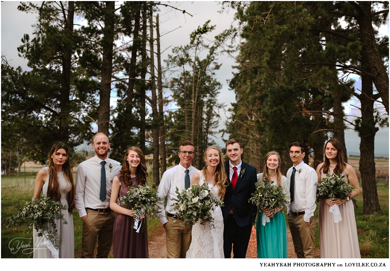 Bridal Party poses